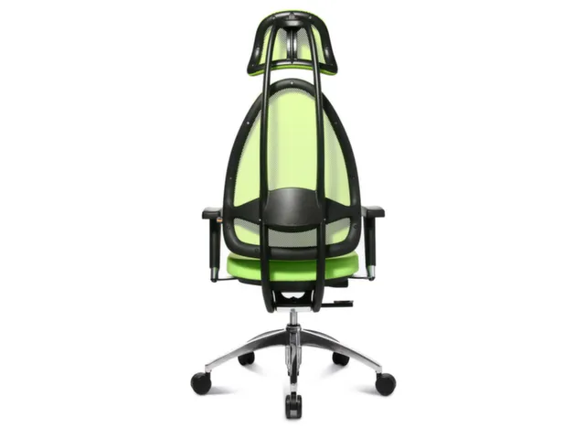 Siège de bureau pivotant vert assise HxlxP 430-520x480x500mm dossier