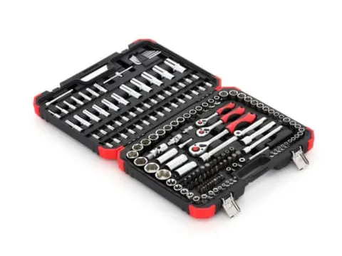 GEDORE R45603172 Dopsleutelset 1/4 inch+3/8 inch+1/2 inch 172stuks