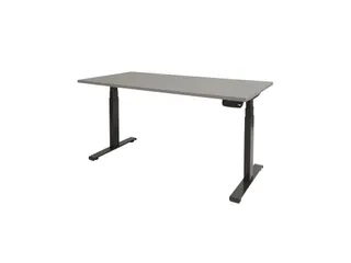 Elektrisch Bureau Dextro Plus 200x90cm Frame Zwart Blad Grijs - 1