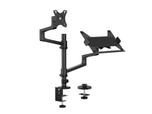Monitorarm + laptophouder Neomounts NEXT DS20-425BL2 zwart