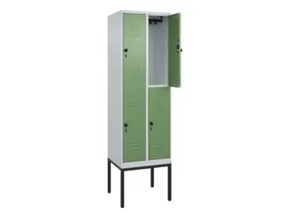 dubbeldekse locker,HxBxD 2120x600x500mm,2x2vak.,vak B 300mm - 2