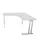 bureau in vrije vorm,HxBxD 740x1400x1400mm,vrije vorm,MP-lichtgrijs