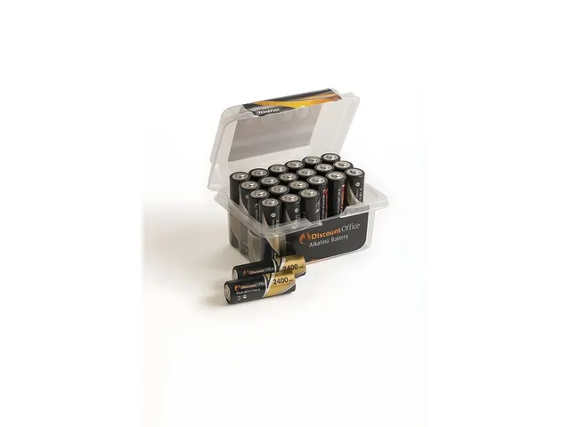 DiscountOffice Batterij AA Pak van 24 stuks