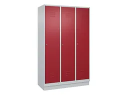 locker,HxBxD 1950x1200x500mm,3vak,vak B 400mm,cil.-slot,sokkel