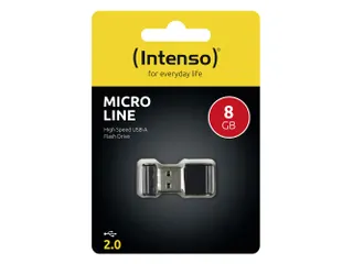 Intenso Usb-Stick 2.0 8gb Zwart Micro - 1