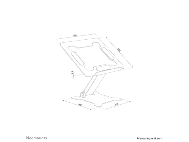 Neomounts DS20-740BL1 Support pour ordinateur portable 11-15 inch - ma