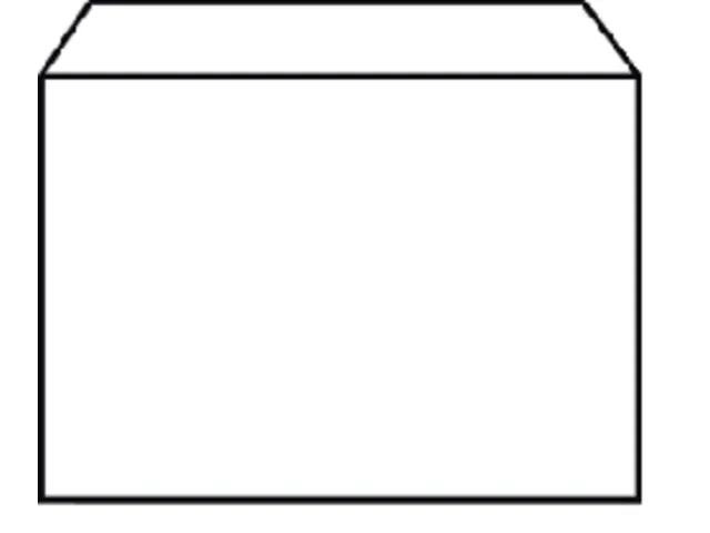 Envelop Quantore Bank C6 114x162mm 80gr Wit Gegomd