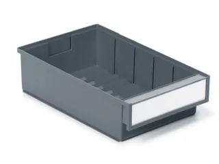 stellingbak,HxBxD 82x186x300mm,PP,grijs - 1