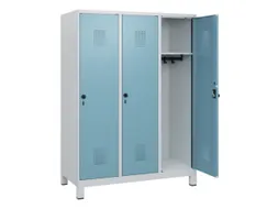 schoollocker,HxBxD 1630x1200x500mm,3vak,vak B 400mm,draaigrendel