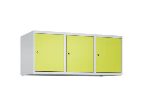 opzetkast,v. locker,3vak.,vak B 400mm,HxBxD 500x1200x500mm