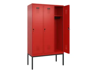 locker,HxBxD 2120x1200x500mm,3vak,vak B 400mm,draaigrendel - 1