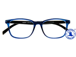 Leesbril I Need You +3.00 dpt Lucky blauw-zwart