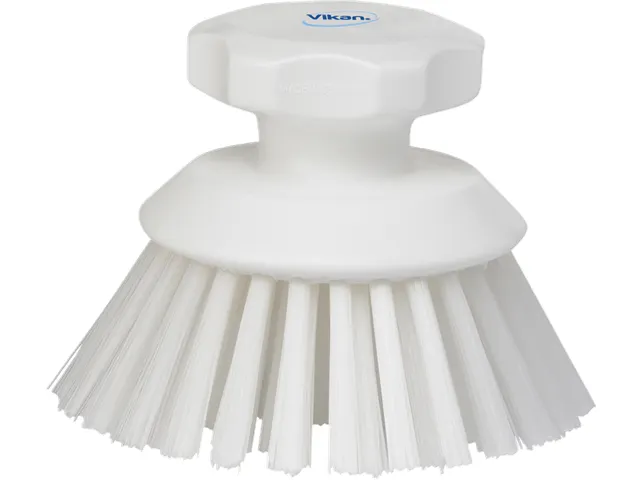 Werkborstel Rond Wit