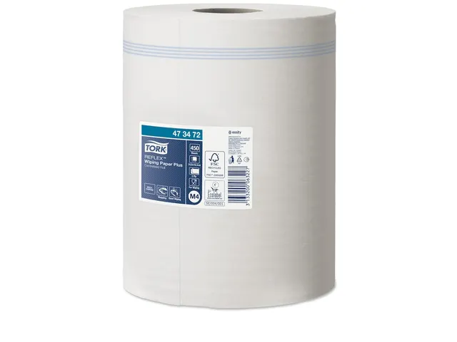 Poetsrol Reflex Plus M4 SmartCore centerfeed 2 laags 150m wit 473472