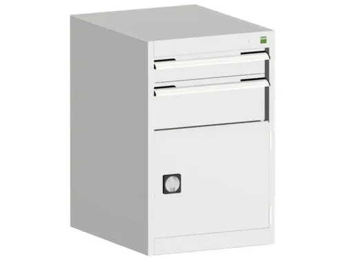 ladekast HxBxD 800x525x650mm 2laden RAL7035