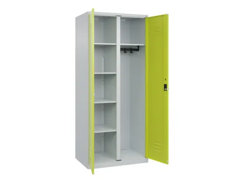 wasgoedverdeelkast,HxBxD 1850x800x500mm,vak B 400mm,draaigrendel