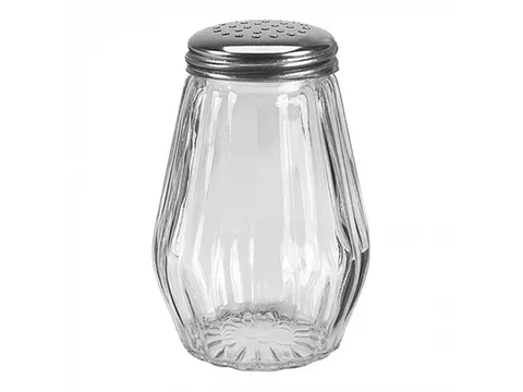 Poedersuikerstrooier glas 11.5cm