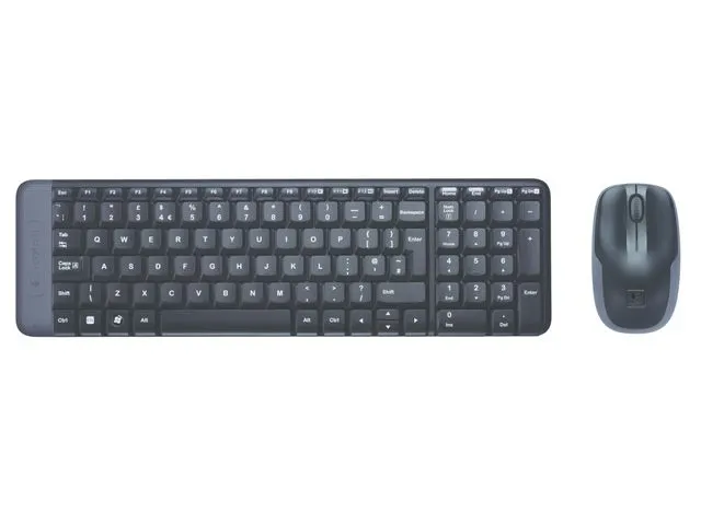 Logitech Toetsenbord & Muis Draadloos Combo MK220 QWERTY (US)