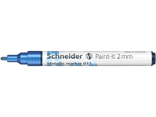 Metallic marker Schneider Paint-It 011 2mm blauw metallic