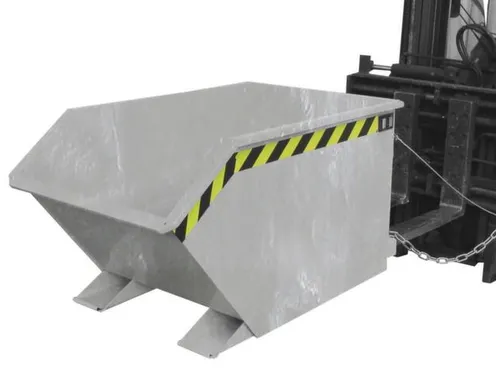 Kiepbak voor spaanders,HxLxB 680x1440x780mm,0,5m³,draagverm. 1000kg
