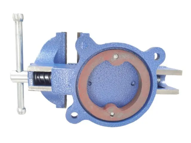parallelbankschroef,bek HxB 18x150mm,spanwijdte 110mm,m. draaischijf