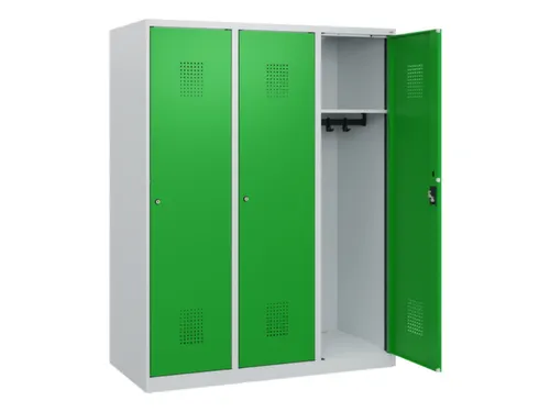 schoollocker,HxBxD 1530x1200x500mm,3vak,vak B 400mm,cil.-slot