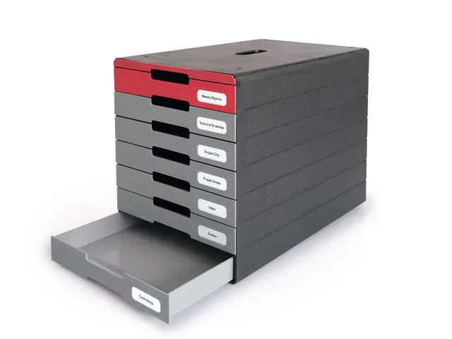 Durable 776303 Ladebox IDEALBOX PRO 7 Laden Rood