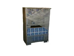 Afdekhoes V. 2 Gestapelde Gaascontainer 1930x1250x850mm Transparant