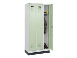 locker,HxBxD 1950x900x500mm,3vak,vak B 300mm,cil.-slot,sokkel