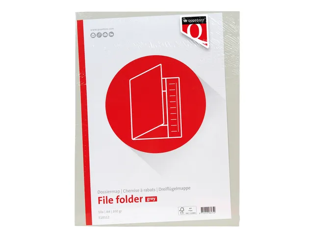 Dossiermap Quantore A4 320 Gram Grijs