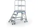Escalier Mobile Aluminium Estrade Hxlxp 960x600x800mm 4marches En Alum