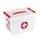 Q-line EHBO doos met bakje wit rood - 40x30x26cm