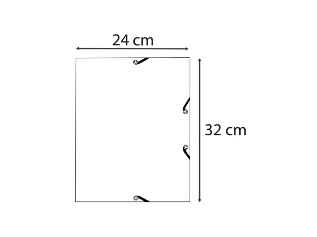 Elastomap met 3 kleppen in polypropyleen A4 COPPER TIME.