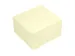 Bloc cube infos 75x75mm jaune 400 feuillets