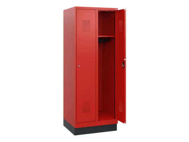 schoollocker,HxBxD 1630x600x500mm,2vak,vak B 300mm,cil.-slot,sokkel