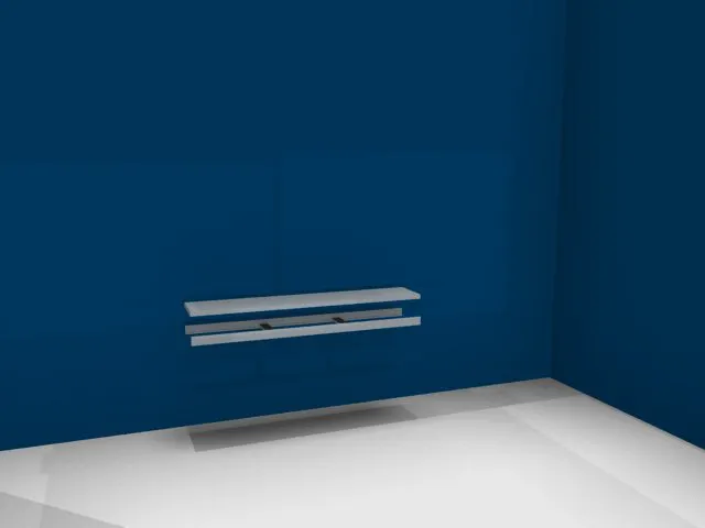 tablette,p. rayonnage grande largeur,lxP 2000x400mm