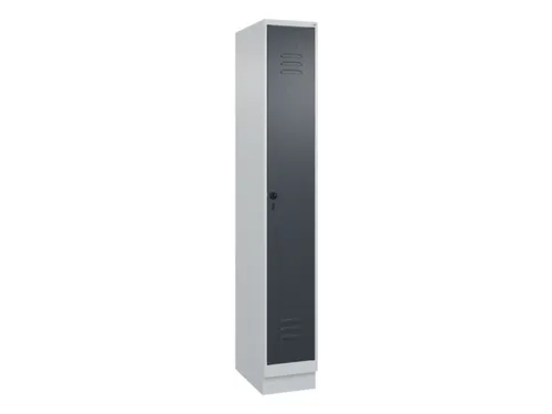 locker,HxBxD 1950x300x500mm,1vak,vak B 300mm,draaigrendel,sokkel