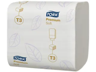 Toiletpapier Tork 114273 T3 zacht gevouwen premium 2-laags - 3