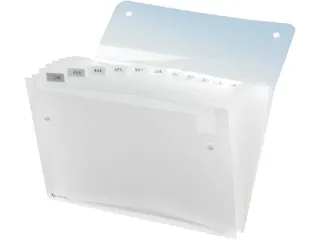Sorteermap Rexel Ice 13 Vaks Transparant PP - 1