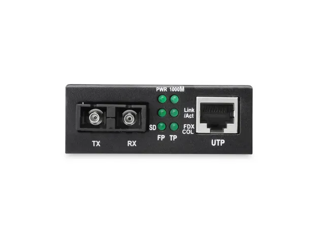 Gigabit-mediaconverter, RJ45 / SC