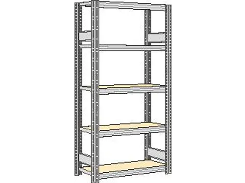 magazijnstelling,grondveld,HxBxD 2000x1061x326mm,vakl. 250kg