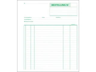 bestellingen, ft 21 x 18 cm, Nederlandstalig - 1