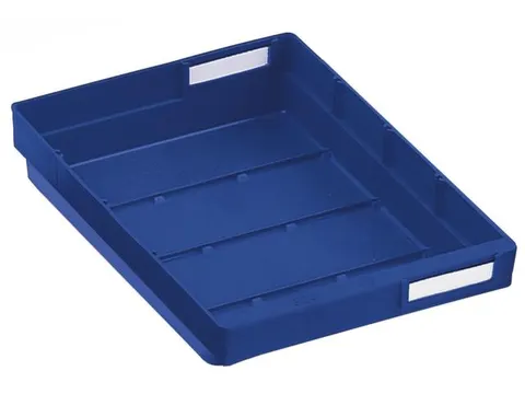 Stellingbak Extra Vlak Pp Hxbxd 65X240X300Mm Blauw