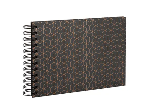 Album photos à spirales 50 pages noires - Format 23x16cm - ARTY - Noi