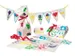 Vingerverf Creall Happy Ingredients 6 kleuren à 80ml