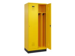 locker voor scheiding van kleding,HxBxD 1950x800x500mm,2vak