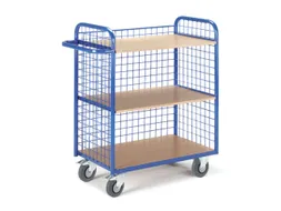 etagewagen,draagverm. 150kg,3etage(s),laadvl. LxB 1000x490mm,houtetage