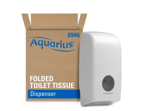 Aquarius 6946 toilettissue dispenser gevouwen Wit
