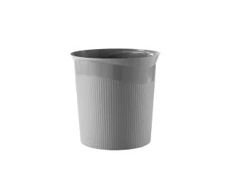 Papierbak HAN Re-LOOP,13 liter rond, grijs 100% gerecycled materiaal - 1