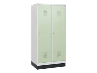 schoollocker,HxBxD 1630x800x500mm,2vak,vak B 400mm,cil.-slot,sokkel - 2